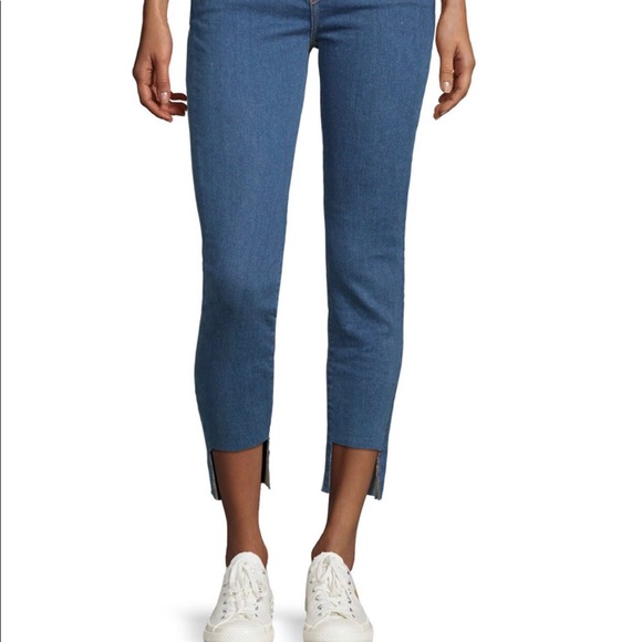 DTLA Brand Jeans with Step Hem Fray - Picture 1 of 7